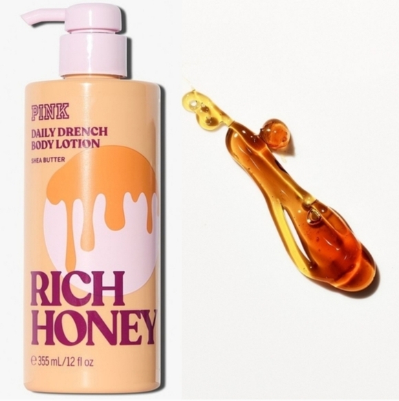 PINK Victoria's Secret Other - PINK Victoria's Secret Rich Honey Daily Drench Body Lotion 12oz NEW